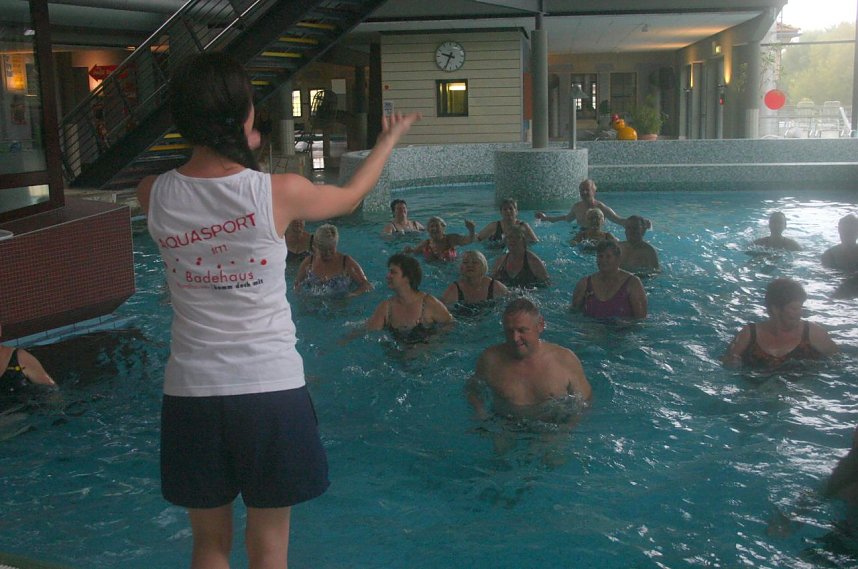 Gro&szlig;er Andrang heute Vormittag beim Seniorenschwimmen