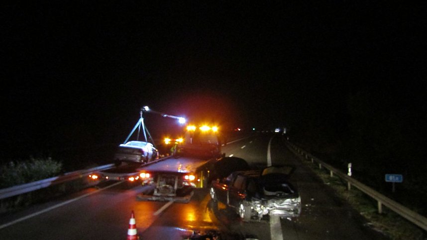 Schwerer Unfall auf der A 38