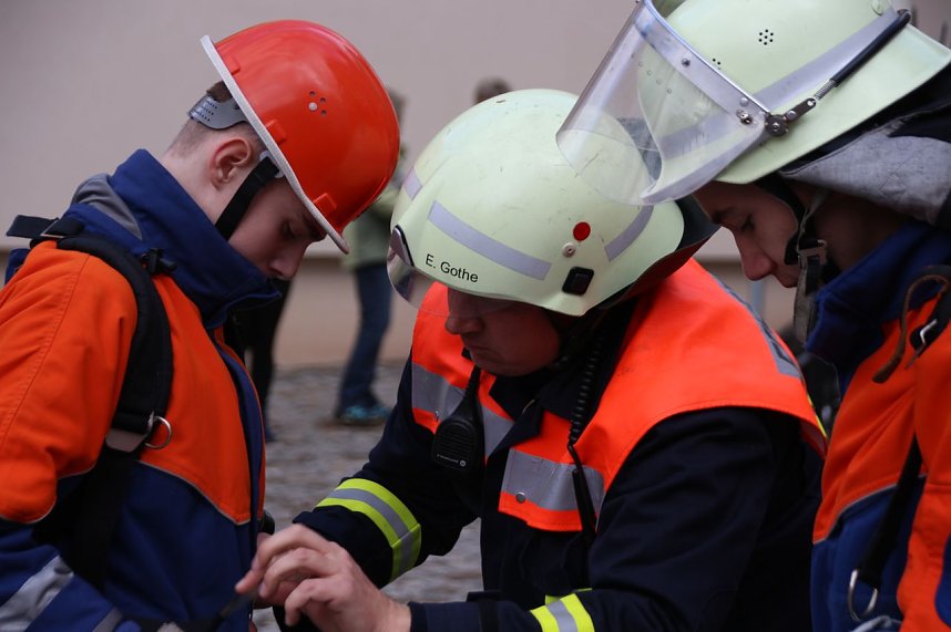 Tolle &Uuml;bung mit den Jugendwehren