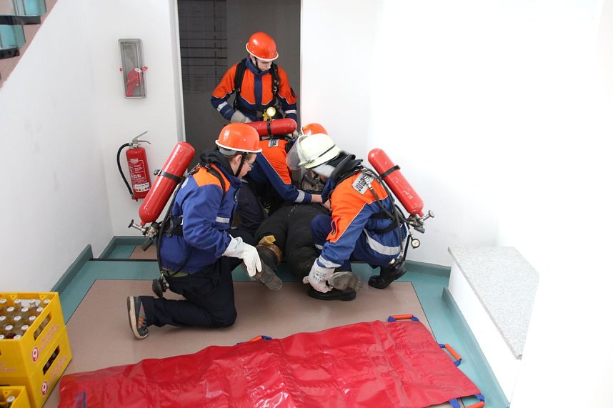 Tolle &Uuml;bung mit den Jugendwehren