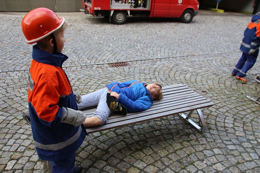 Tolle &Uuml;bung mit den Jugendwehren