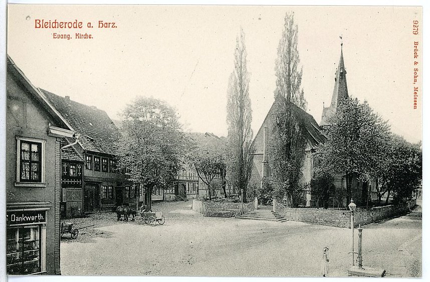 Bleicherode, Ilfeld und Nordhausen anno 1906/07