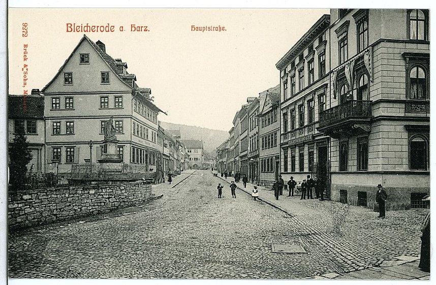 Bleicherode, Ilfeld und Nordhausen anno 1906/07