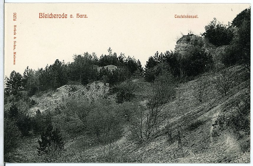 Bleicherode, Ilfeld und Nordhausen anno 1906/07