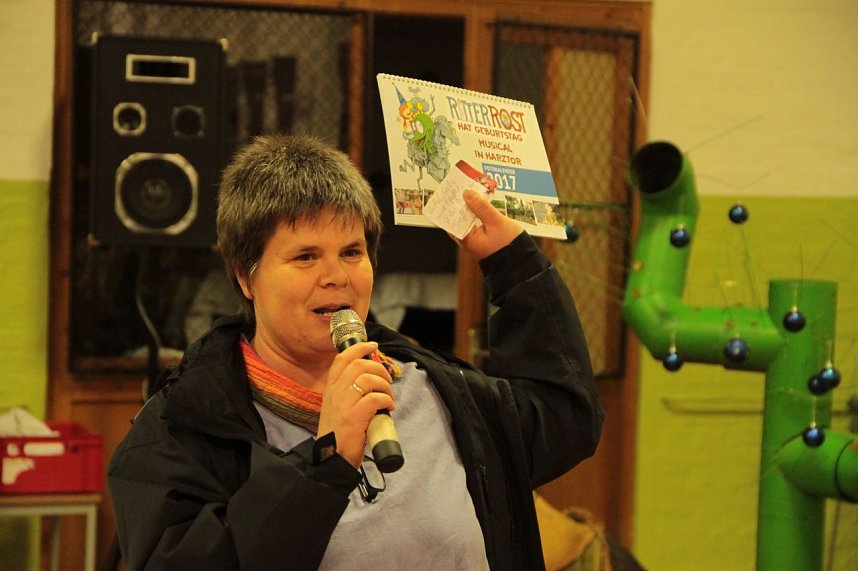 In Harztor lie&szlig; man heute das Musical "Ritter Rost feiert Geburtstag" noch einmal Revue passieren
