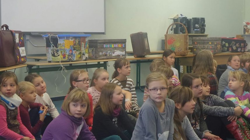 Lesezeit an der Grundschule K&auml;the Kollwitz