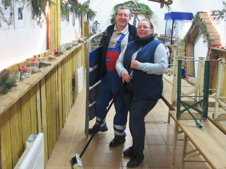 Bergweihnacht wird vorbereitet