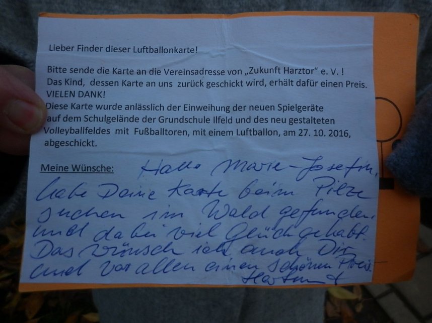 Erste Gru&szlig;karte kehrte zur&uuml;ck