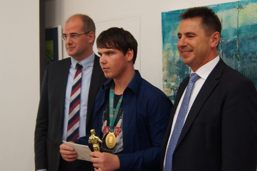 Ehrung der Sportchampions- und botschafter