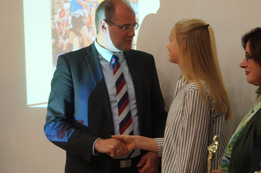 Ehrung der Sportchampions- und botschafter