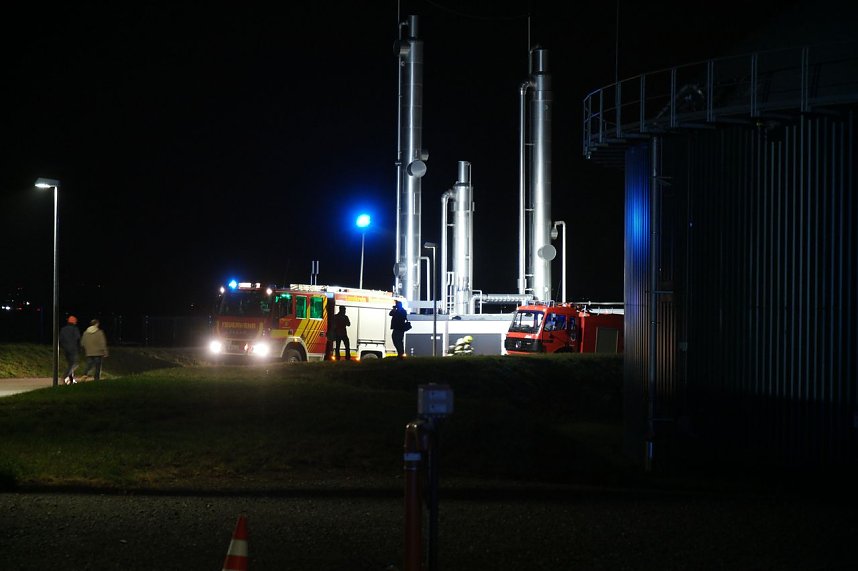 &Uuml;bung in der Biomethan-Anlage der EVN