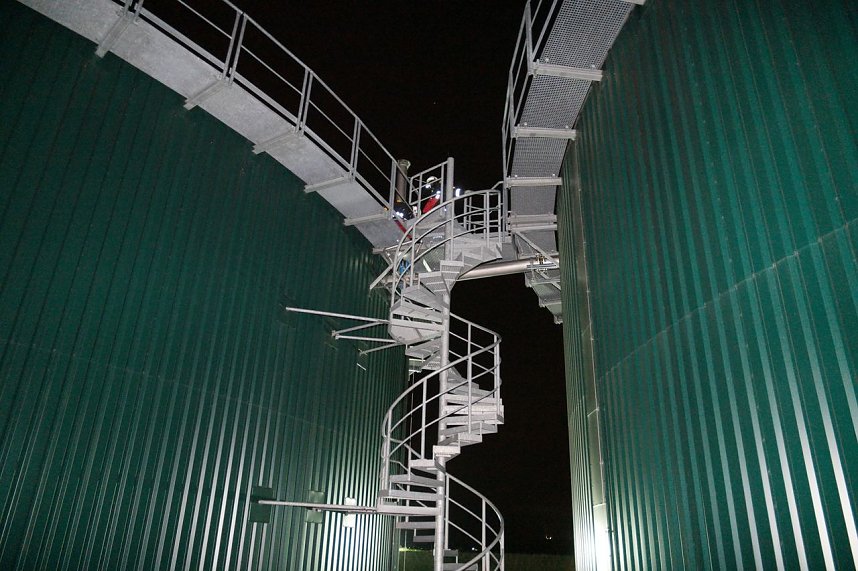 &Uuml;bung in der Biomethan-Anlage der EVN