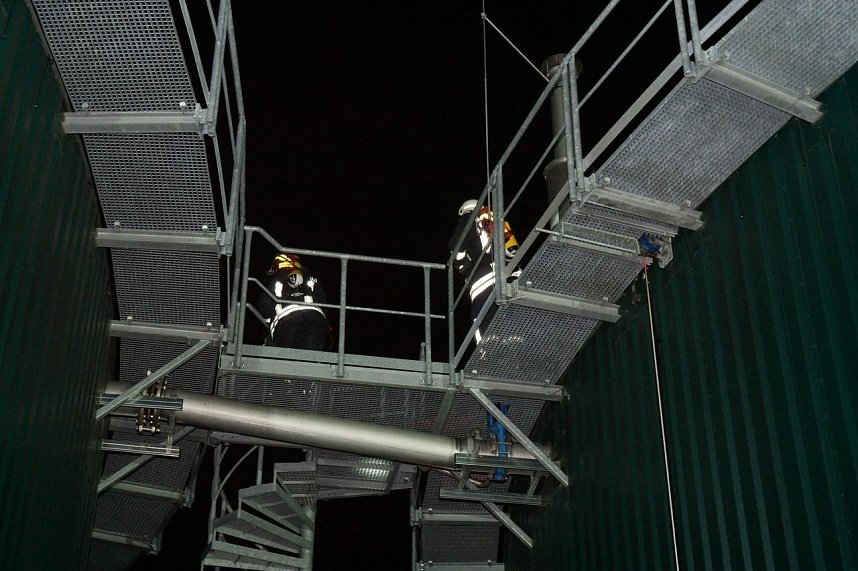 &Uuml;bung in der Biomethan-Anlage der EVN