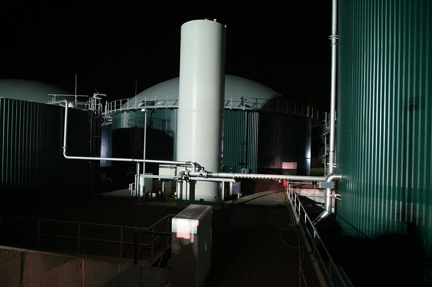 &Uuml;bung in der Biomethan-Anlage der EVN