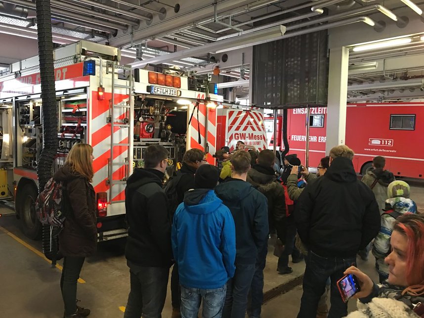 Besuch bei der Berufsfeuerwehr Erfurt