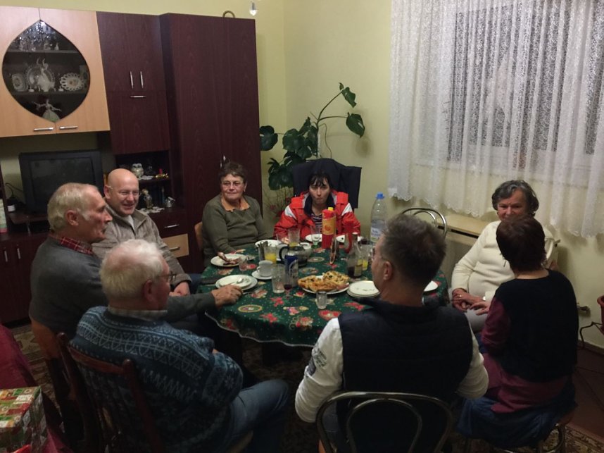 Hilfstransport ist angekommen