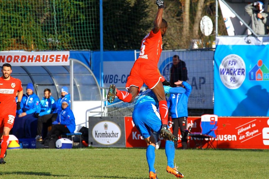 Wacker Nordhausen und Energie Cottbus trennen sich torlos.