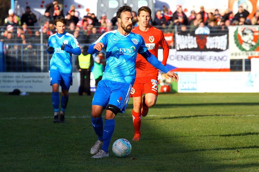 Wacker Nordhausen und Energie Cottbus trennen sich torlos.