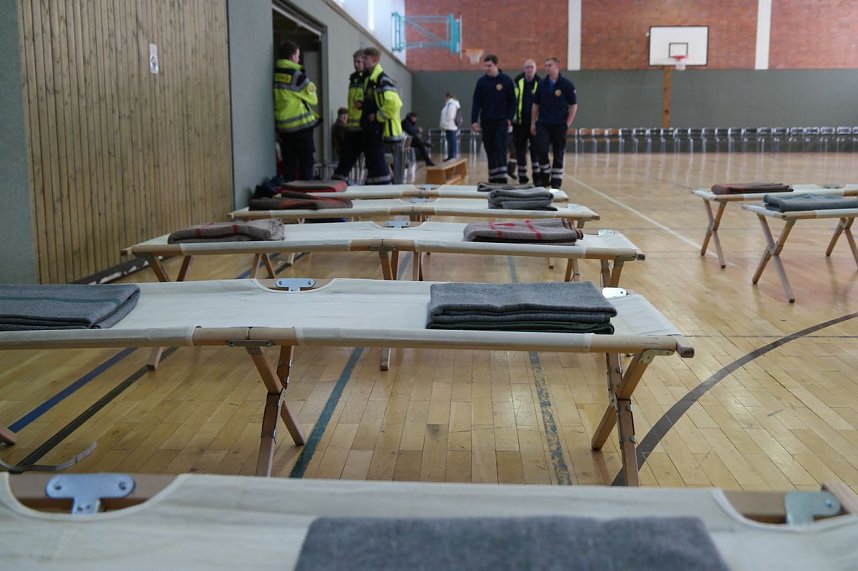 Alles zur Evakuierung vorbereitet