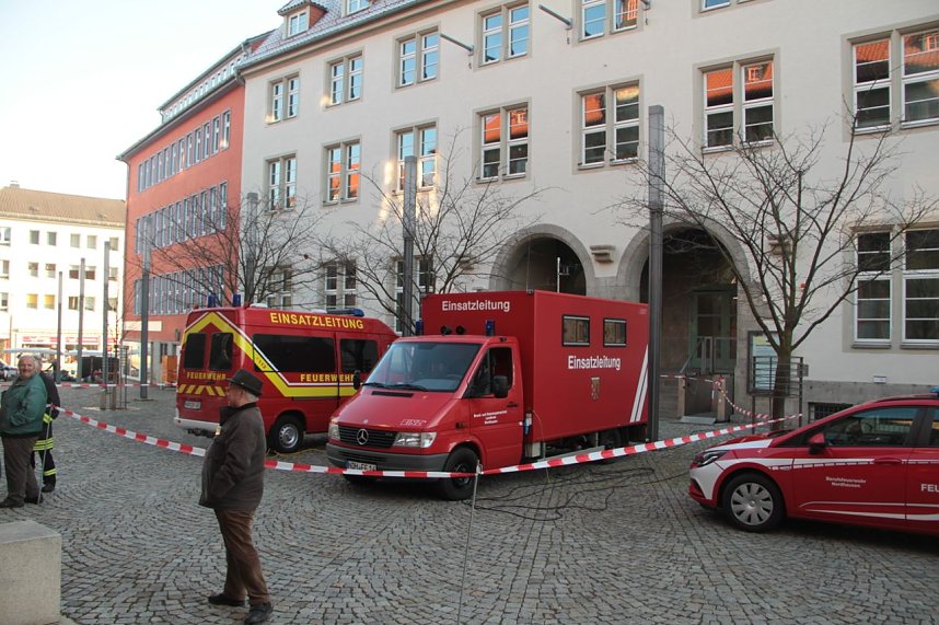 Evakuierung nach Bombenfund