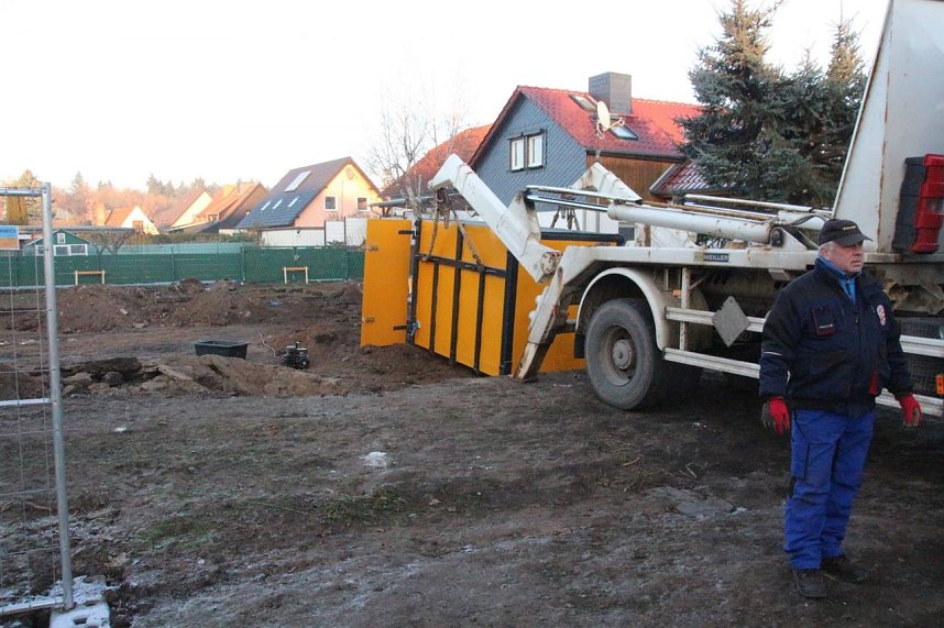 Vorbereitungen zur Entsch&auml;rfung