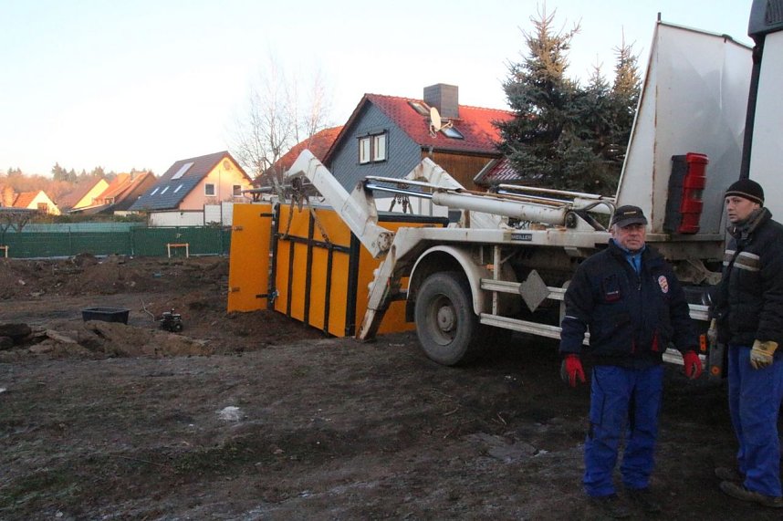 Vorbereitungen zur Entsch&auml;rfung