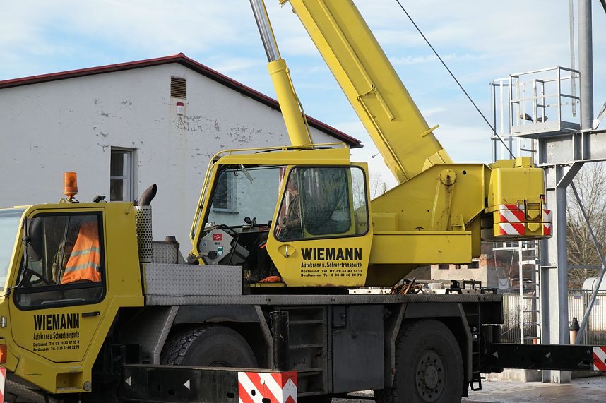 Der Versuch, ein Silo zu demontieren