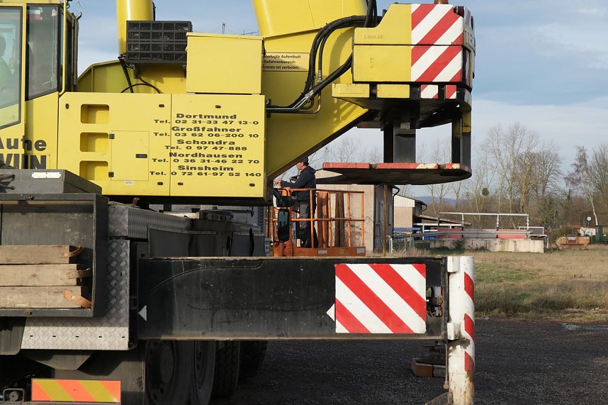 Der Versuch, ein Silo zu demontieren