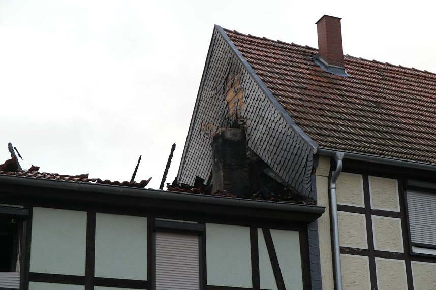 Brand in Auleben - der Tag danach