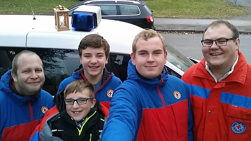 Friedenslicht verteilt