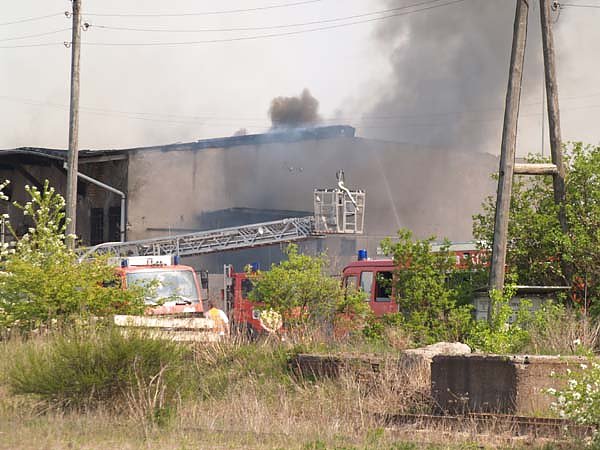 Brand am Bahnhof