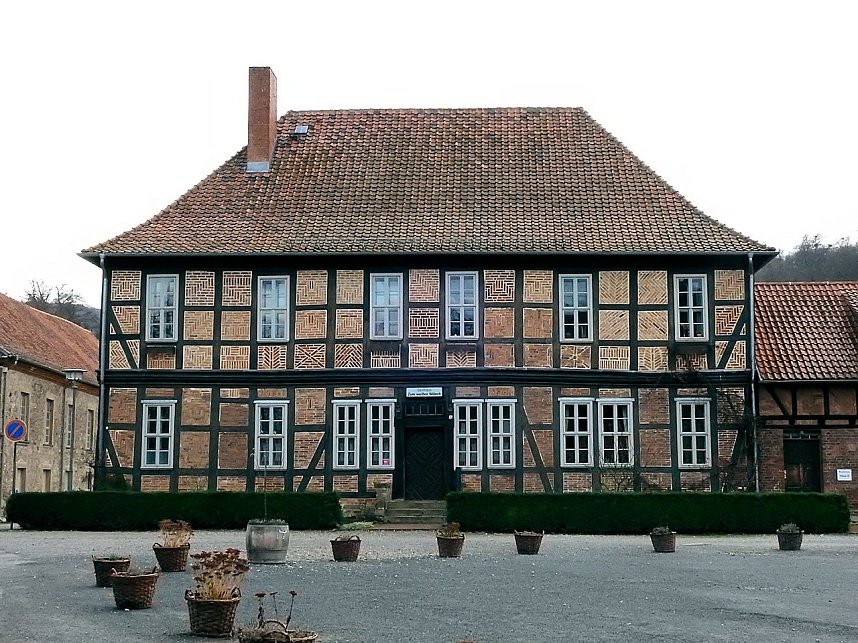 Peter Blei unterwegs im Kloster Michaelstein bei Blankenburg