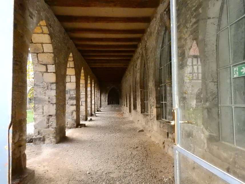 Peter Blei unterwegs im Kloster Michaelstein bei Blankenburg