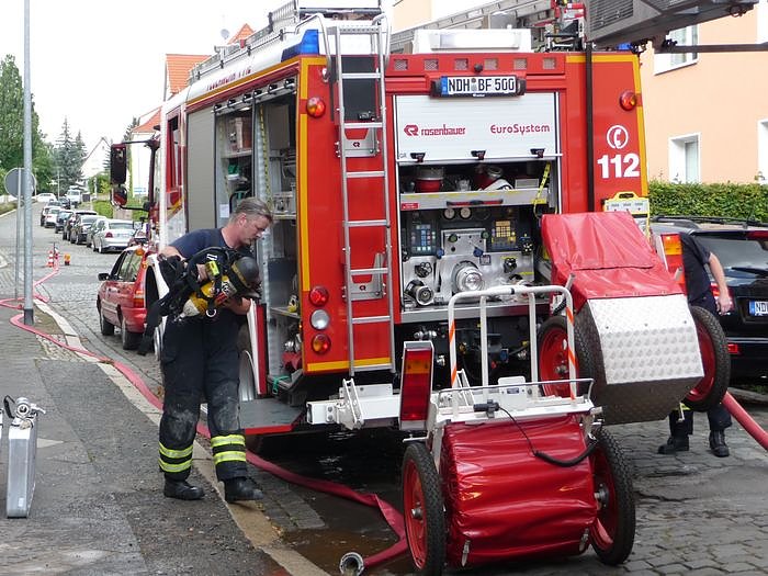Brand in Nordhausen