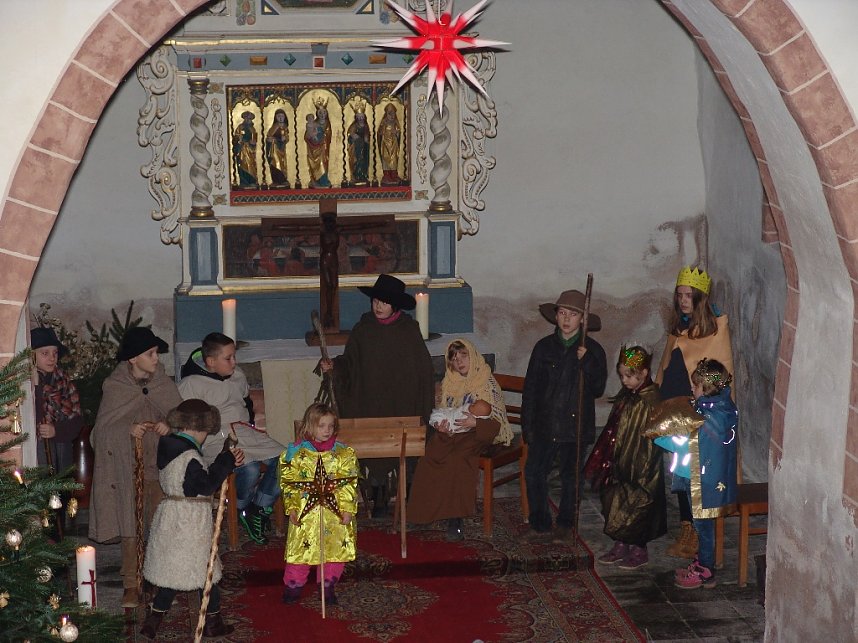 Heiligen Abend in der Kirche "St. Julian"