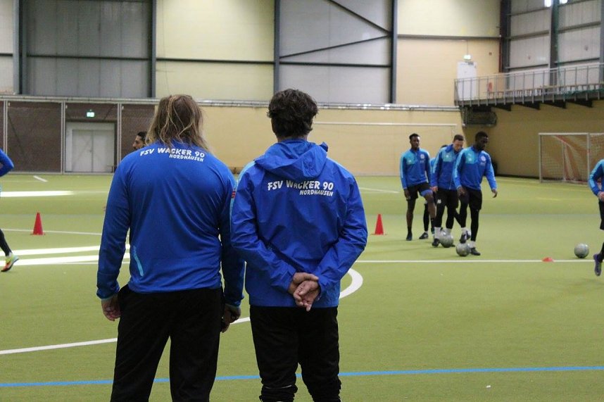 Wacker zu Gast an der Leipziger Sportschule