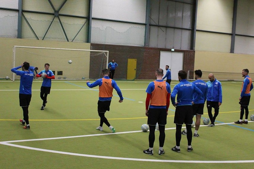 Wacker zu Gast an der Leipziger Sportschule