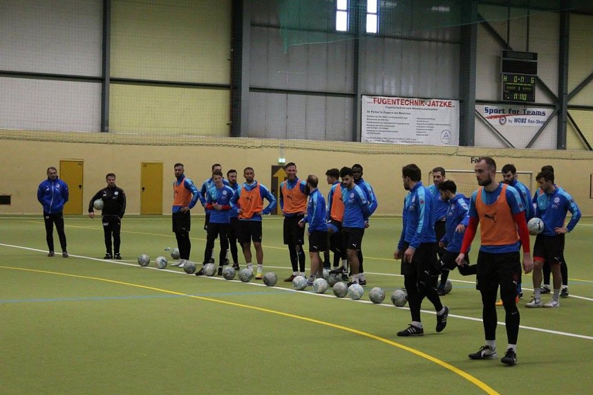 Wacker zu Gast an der Leipziger Sportschule