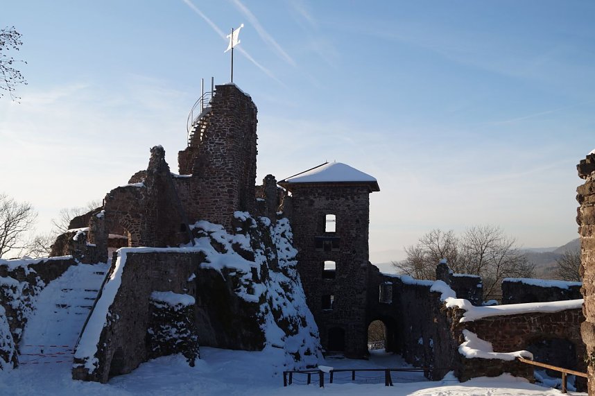 Winter auf der Ruine
