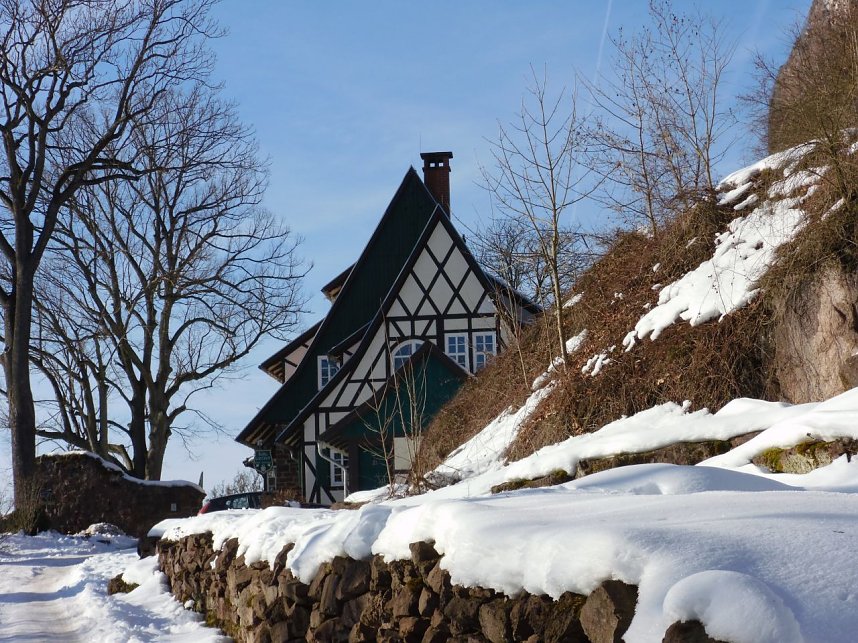 Winter auf der Ruine
