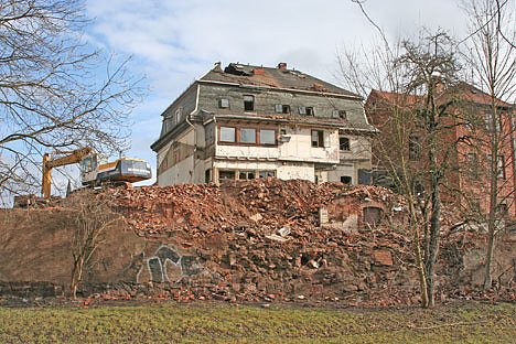 Foto: Abriss des Hauses