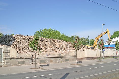 Foto: Abriss des Hauses