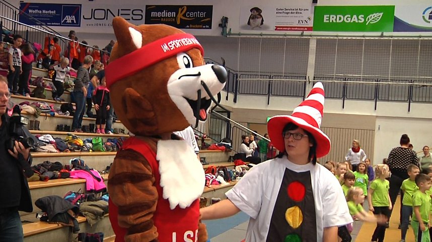 Kindergartensporttag in der Wiedigsburghalle