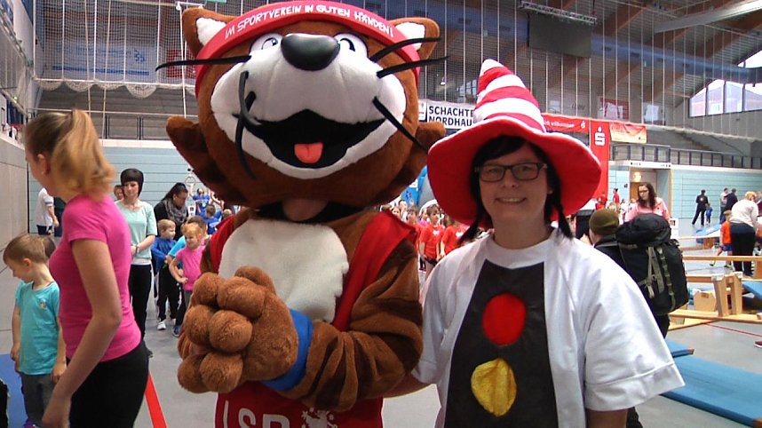 Kindergartensporttag in der Wiedigsburghalle