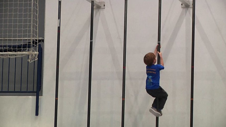 Kindergartensporttag in der Wiedigsburghalle