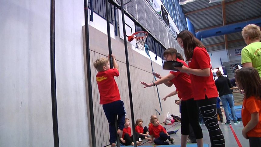 Kindergartensporttag in der Wiedigsburghalle