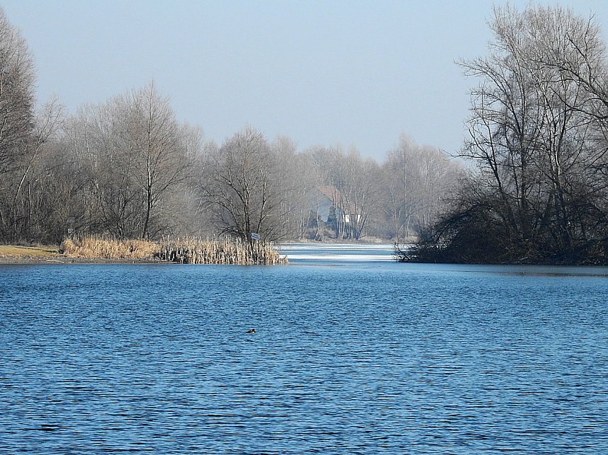 Sonnenbaden am Kiesschacht