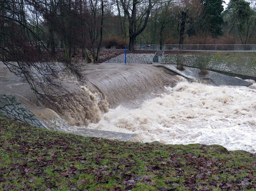 Die Zorge in Nordhausen am Vormittag