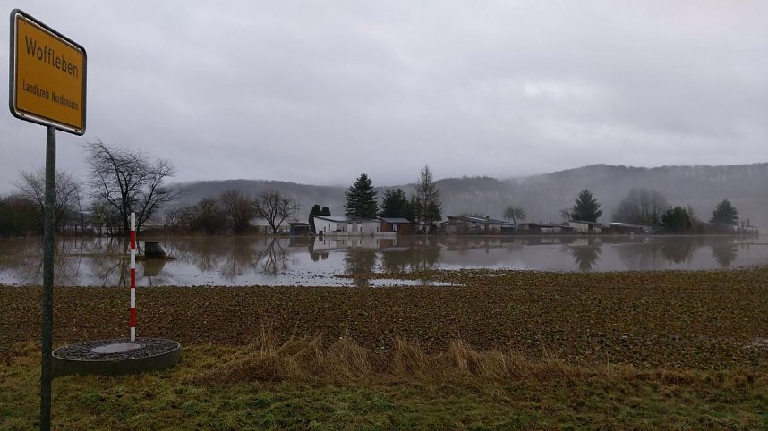Die Vollsperrung zwischen Gudersleben und Woffleben ist wieder aufgehoben.