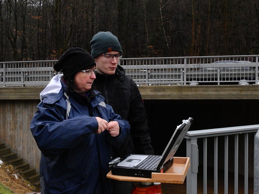 Die Bere f&uuml;hrt Hochwasser